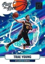2024-25 Donruss Pass the Rock Trae Young #9 card