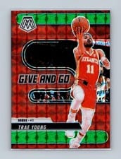 2024-25 Panini Mosaic Give and Go Trae Young #8 card