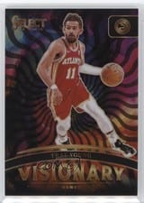 2024-25 Panini Select Visionary Trae Young #25 card