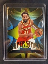 2024-25 Panini Silhouette Superstars Die-Cut Trae Young #10 card