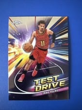 2024-25 Topps Chrome Test Drive Trae Young #TD-1 card