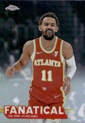 2025-26 Topps Chrome Fanatical Trae Young #FAN-12 card