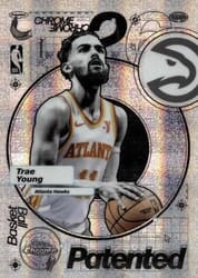 2025-26 Topps Chrome Patented Trae Young #PD-14 card