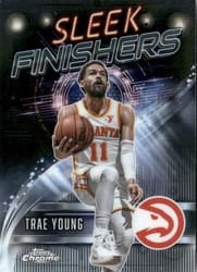 2025-26 Topps Chrome Sleek Finishers Trae Young #SF-20 card