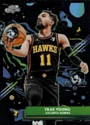 2025-26 Topps Cosmic Chrome Base Set Trae Young #15 card