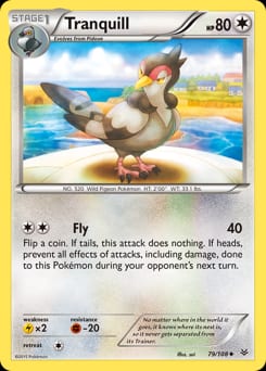Roaring Skies Tranquill #79 card