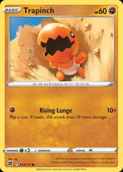 Brilliant Stars Trapinch #74 card
