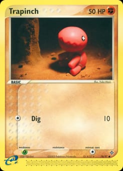2003 Dragon Trapinch #78 card