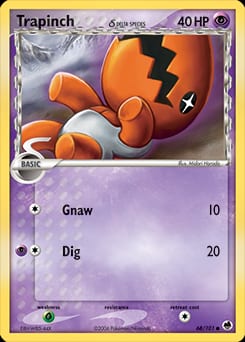 Dragon Frontiers Trapinch δ #68 card