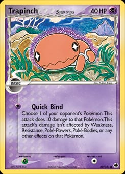 Dragon Frontiers Trapinch δ #69 card