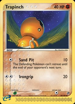 Sandstorm Trapinch #82 card