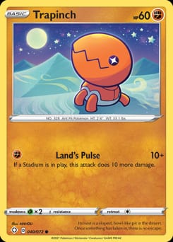 Shining Fates Trapinch #40 card