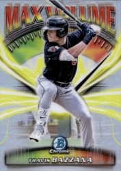 2025 Bowman Chrome Max Volume Travis Bazzana #MV-12 card