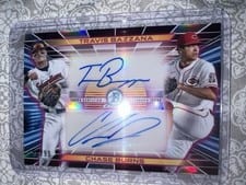 2024 Bowman Draft Prospect Dual Autographs Travis Bazzana / Chase Burns #PDA-BB card