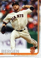 2019 Topps Update Base Set Travis Bergen #US40 card