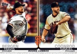 2019 Topps Update Base Set Travis Bergen / Samuel Coonrod #US238 card