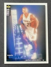 1995-96 Collector's Choice Base Set Travis Best #319 card