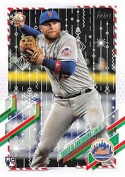 2021 Topps Holiday Base Set Travis Blankenhorn #HW156 card
