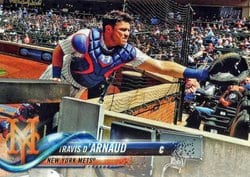 2018 Topps Base Set Travis d'Arnaud #91 card