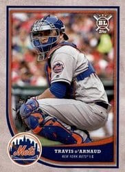 2018 Topps Big League Base Set Travis d'Arnaud #45 card