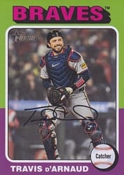 2024 Topps Heritage Base Set Travis d'Arnaud #648 card