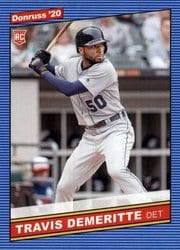 2020 Donruss Base Set Travis Demeritte #250 card