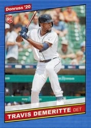 2020 Donruss Base Set Travis Demeritte #250b card