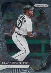 2020 Panini Prizm Base Set Travis Demeritte #114 card
