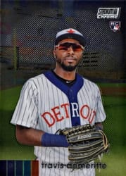 2020 Stadium Club Chrome Base Set Travis Demeritte #126 card