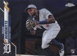 2020 Topps Chrome Base Set Travis Demeritte #26 card