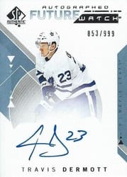 2018-19 SP Authentic Base Set Travis Dermott #174 card