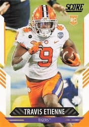 2021 Score Base Set Travis Etienne #310 card