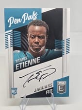 2021 Donruss Elite Pen Pals Travis Etienne Jr #PP-TE card