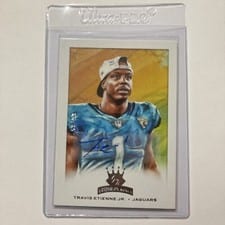 2021 Panini Chronicles Gridiron Kings Signatures Travis Etienne Jr. #GK-13 card