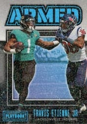 2022 Panini Playbook Armed Travis Etienne Jr #A-17 card
