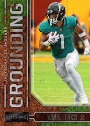 2022 Panini Playbook Grounding Travis Etienne Jr #G-11 card