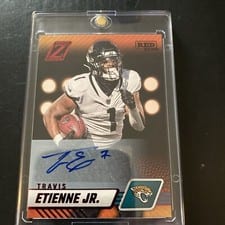 2023 Panini Zenith Autographs Travis Etienne Jr. #45 card