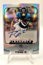 2025 Finest Flashback Autographs Travis Etienne Jr. #FBA-TEJ card