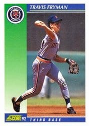 1992 Score Base Set Travis Fryman #65 card