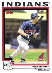 2004 Topps Base Set Travis Hafner #545 card