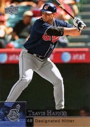 2009 Upper Deck Base Set Travis Hafner #105 card