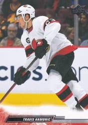 2022-23 Upper Deck Base Set Travis Hamonic #376 card