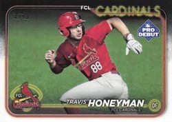 2024 Topps Pro Debut Base Set Travis Honeyman #PD-77 card