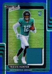 2025 Donruss Optic Donruss Threads Travis Hunter #2 card