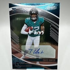 2025 Panini Absolute Signature Rookies Travis Hunter #186 card