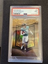 Travis Hunter 2025 Panini Black Black Gold card