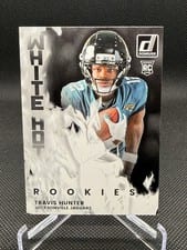 2025 Panini Donruss White Hot Rookies Travis Hunter #WHR-TVH card