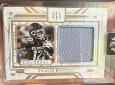 2025 Panini National Treasures Collegiate Combo Materials Travis Hunter #10 card