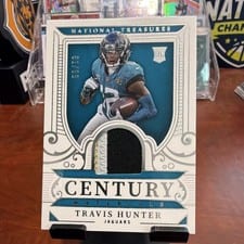 Travis Hunter 2025 Panini National Treasures Treasured Rookies card