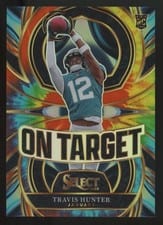 2025 Panini Select On Target Travis Hunter #2 card